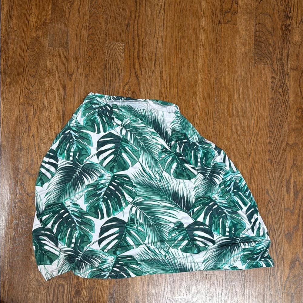 Milk Snob Car Seat/Nursing cover, palm beach, tropical leaves - Picture 4 of 5